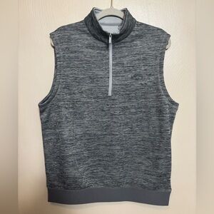 Callaway Golf Men's Weather Series Fleece Lined 1/4 Zip Vest‎ Heathered Medium